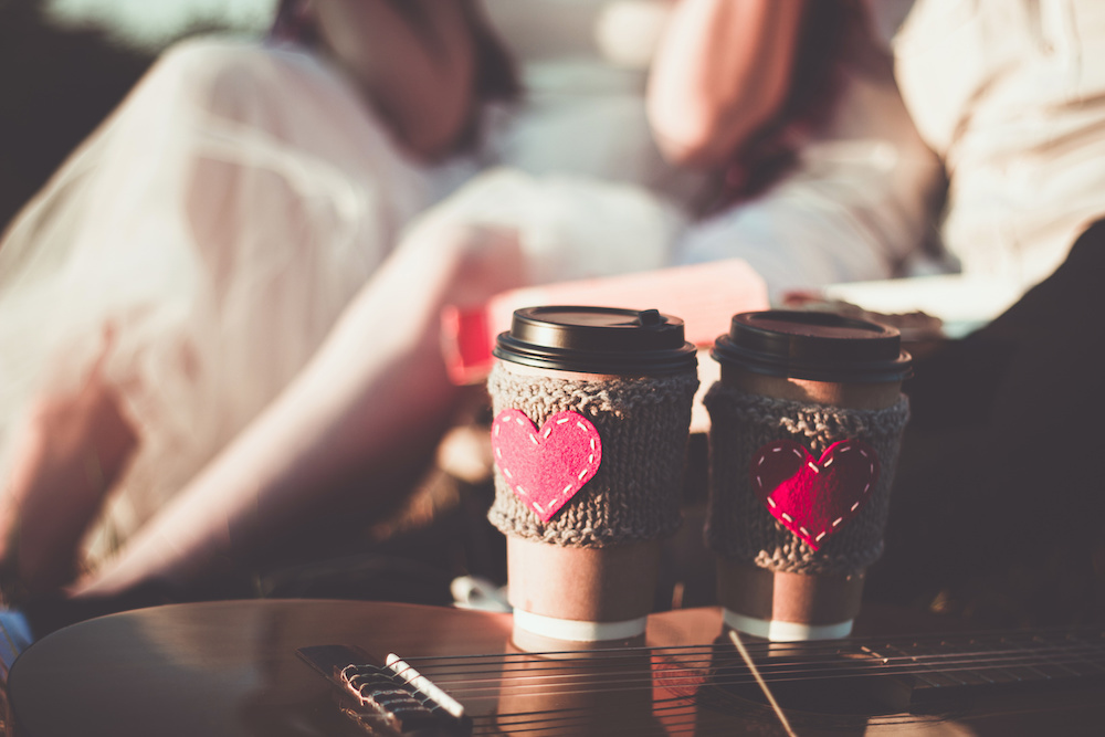DIY Valentine’s Day Coffee Sleeve
